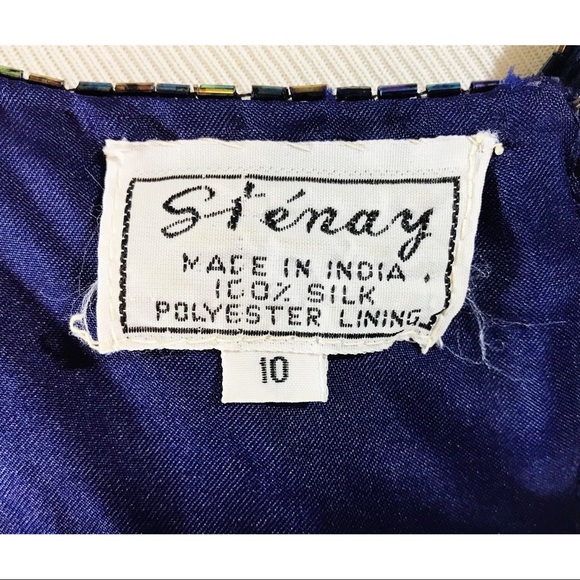 Vintage Stenay Cocktail Evening Formal Dress - Picture 6 of 6